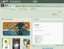 Tablet Screenshot of iljevi.deviantart.com