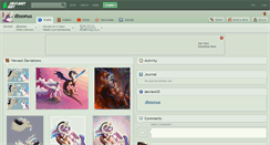 Desktop Screenshot of dissonus.deviantart.com