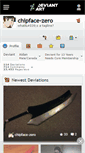 Mobile Screenshot of chipface-zero.deviantart.com