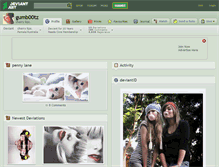 Tablet Screenshot of gumb00tz.deviantart.com