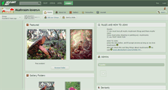 Desktop Screenshot of mushroom-lovers.deviantart.com