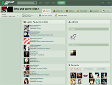 Tablet Screenshot of emo-and-scene-kids.deviantart.com