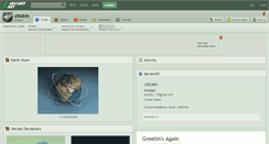 Desktop Screenshot of chickin.deviantart.com