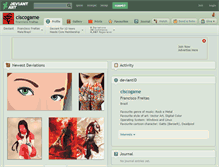 Tablet Screenshot of ciscogame.deviantart.com