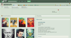 Desktop Screenshot of paintedmonke.deviantart.com