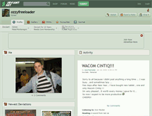Tablet Screenshot of ozzyfreeloader.deviantart.com