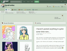 Tablet Screenshot of kawaii-smilez.deviantart.com