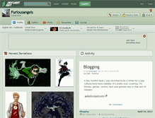 Tablet Screenshot of furiousangels.deviantart.com