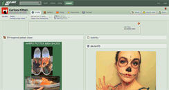 Desktop Screenshot of curious-kitten.deviantart.com