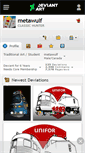 Mobile Screenshot of metawulf.deviantart.com