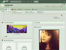 Tablet Screenshot of eletrikyalex.deviantart.com