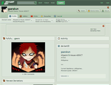 Tablet Screenshot of gaarakun.deviantart.com