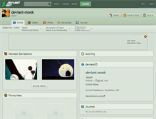 Tablet Screenshot of deviant-monk.deviantart.com