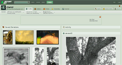 Desktop Screenshot of chamzi.deviantart.com