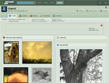 Tablet Screenshot of chamzi.deviantart.com