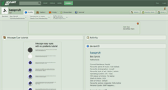 Desktop Screenshot of basspruit.deviantart.com