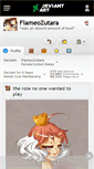 Mobile Screenshot of flameozutara.deviantart.com