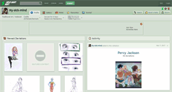 Desktop Screenshot of my-sick-mind.deviantart.com
