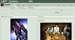 Desktop Screenshot of free-music.deviantart.com