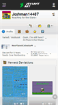 Mobile Screenshot of joshman14487.deviantart.com
