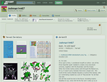 Tablet Screenshot of joshman14487.deviantart.com
