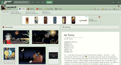 Desktop Screenshot of cascade38.deviantart.com