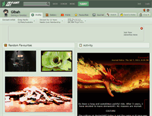 Tablet Screenshot of gibah.deviantart.com