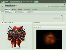 Tablet Screenshot of kuruptnightmare.deviantart.com