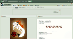 Desktop Screenshot of crystal-alius.deviantart.com