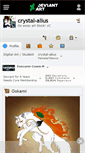 Mobile Screenshot of crystal-alius.deviantart.com