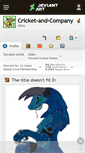 Mobile Screenshot of cricket-and-company.deviantart.com