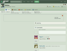Tablet Screenshot of lintmu.deviantart.com