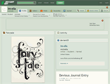 Tablet Screenshot of im-ella.deviantart.com