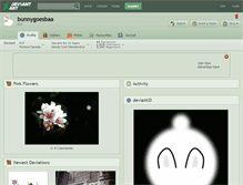 Tablet Screenshot of bunnygoesbaa.deviantart.com