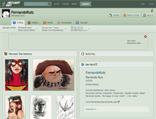 Tablet Screenshot of fernandoruiz.deviantart.com
