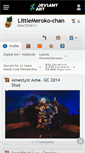 Mobile Screenshot of littlemeroko-chan.deviantart.com