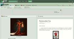 Desktop Screenshot of noxypia.deviantart.com
