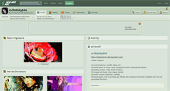 Desktop Screenshot of evilminky666.deviantart.com
