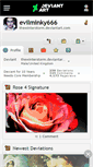 Mobile Screenshot of evilminky666.deviantart.com