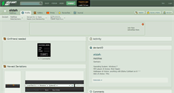 Desktop Screenshot of eisteh.deviantart.com