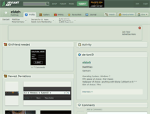 Tablet Screenshot of eisteh.deviantart.com