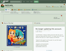 Tablet Screenshot of machi-neko.deviantart.com
