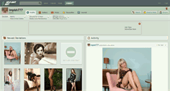 Desktop Screenshot of impish777.deviantart.com