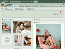 Tablet Screenshot of impish777.deviantart.com
