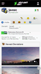 Mobile Screenshot of javoec.deviantart.com