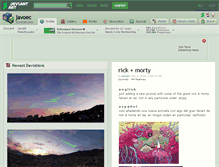 Tablet Screenshot of javoec.deviantart.com