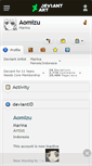 Mobile Screenshot of aomizu.deviantart.com