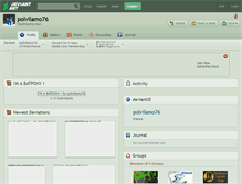 Tablet Screenshot of polvilamo76.deviantart.com
