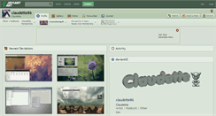 Desktop Screenshot of claudette86.deviantart.com