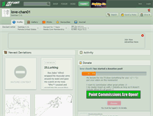 Tablet Screenshot of love-chan01.deviantart.com
